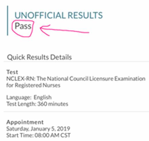 A screenshot of a test results

Description automatically generated