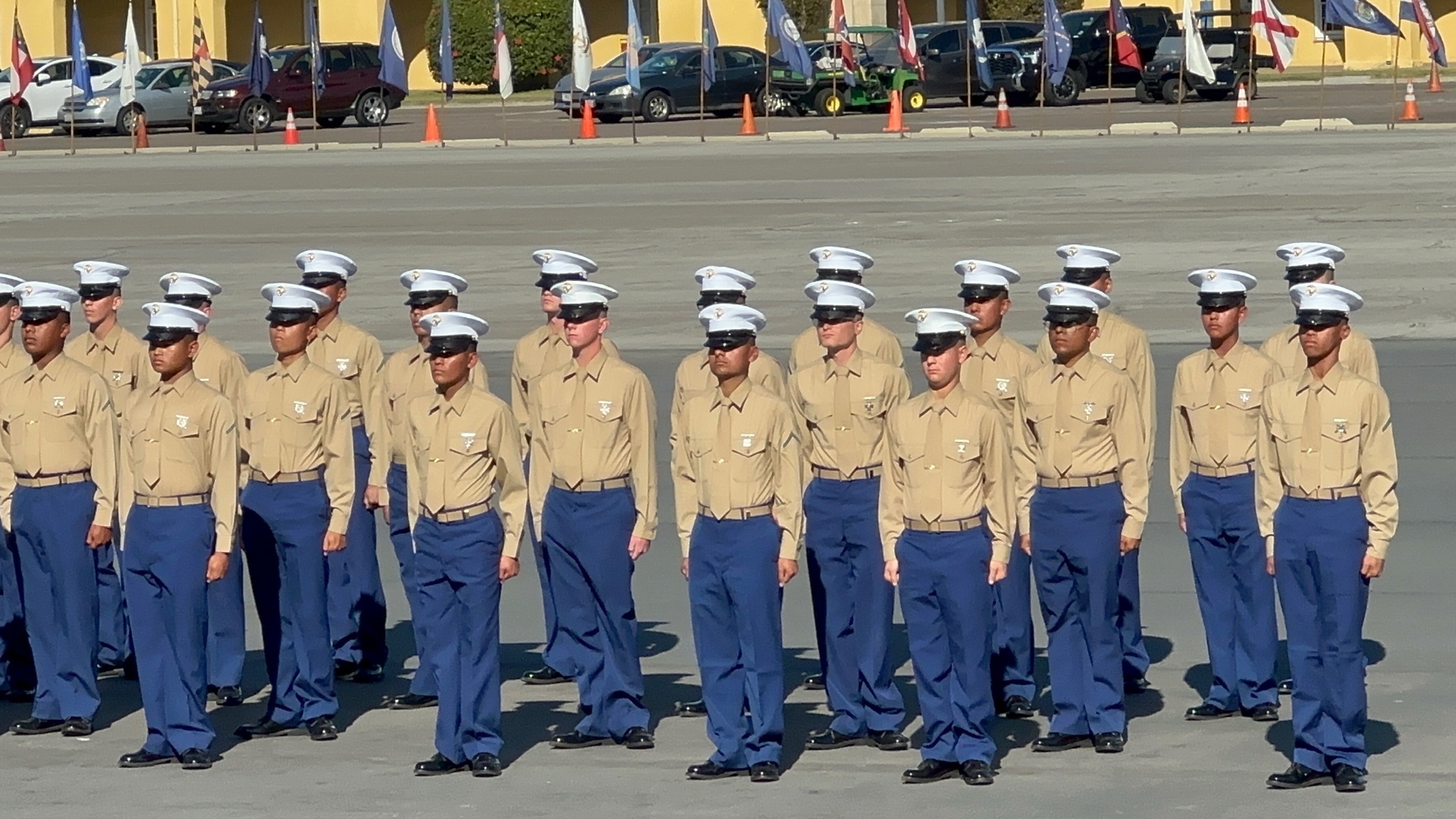 A group of people in uniform
Description automatically generated